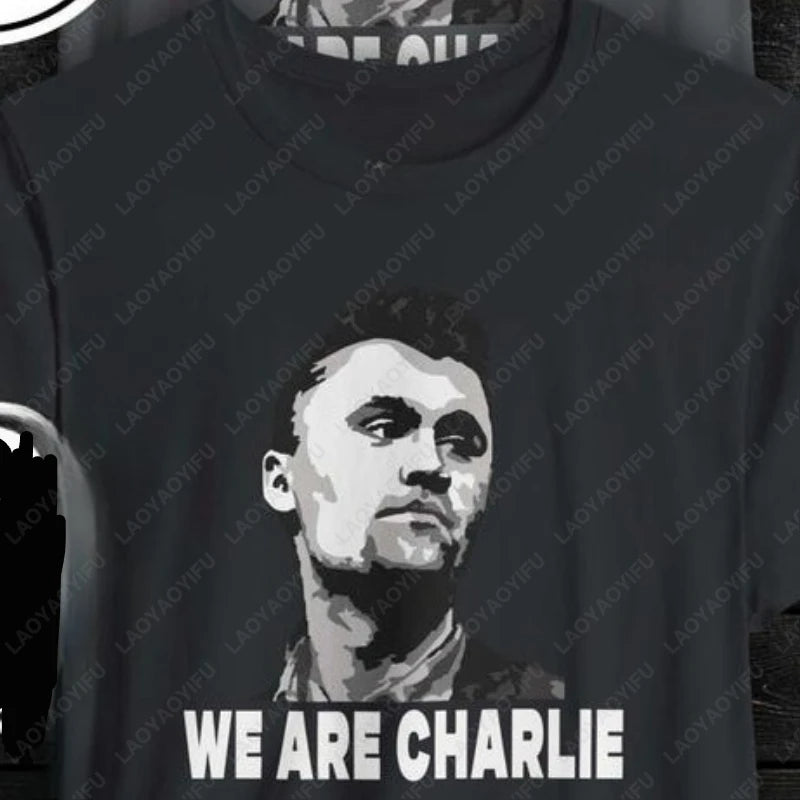 We Are Charlie Kirk Make America Great Again tshirt Turning Point Freedom Conservative Christian Clothing Men Women Cotton Tops
