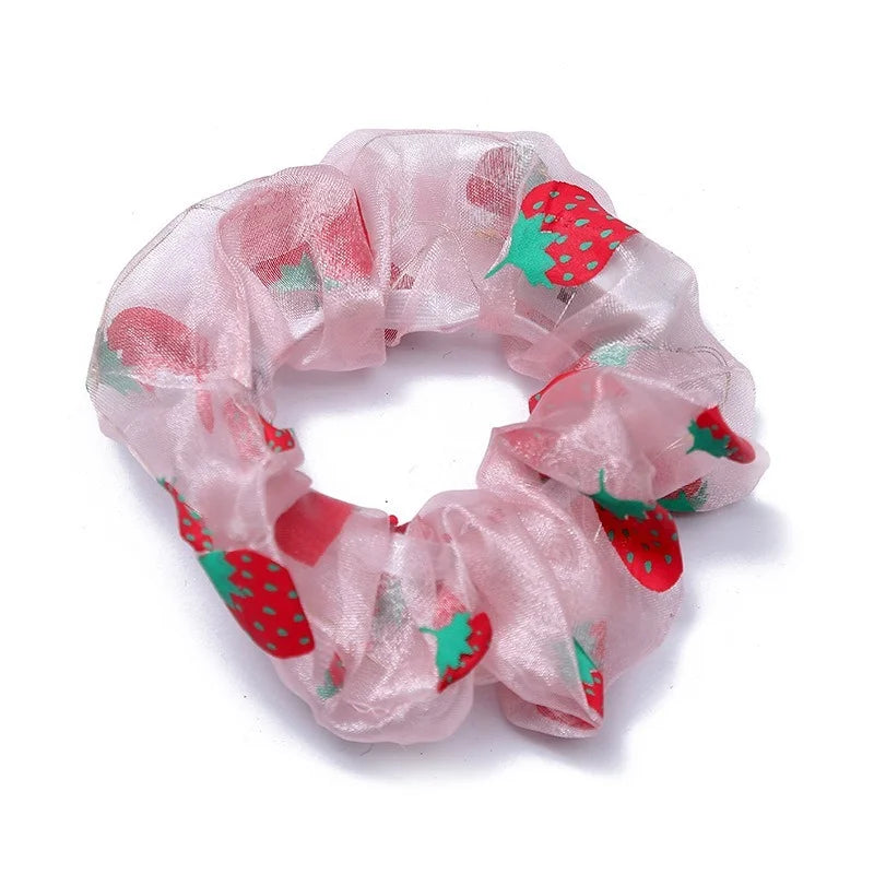 20PCS Girl Women LED Scrunchies Light Up Hair Rope  Ties band Party Glow Birthday Daily Decoration  Festival Halloween Christmas