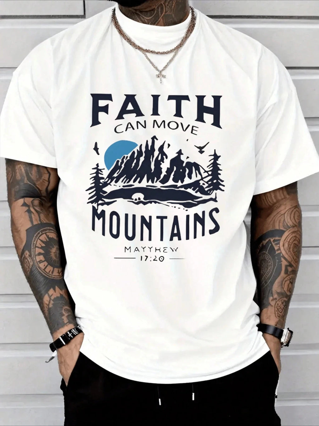 New Men's Y2K Oversized Harajuku Cotton Men's Hip Hop Clothing T-shirt Christian Goth Retro T-shirt for Men and Women