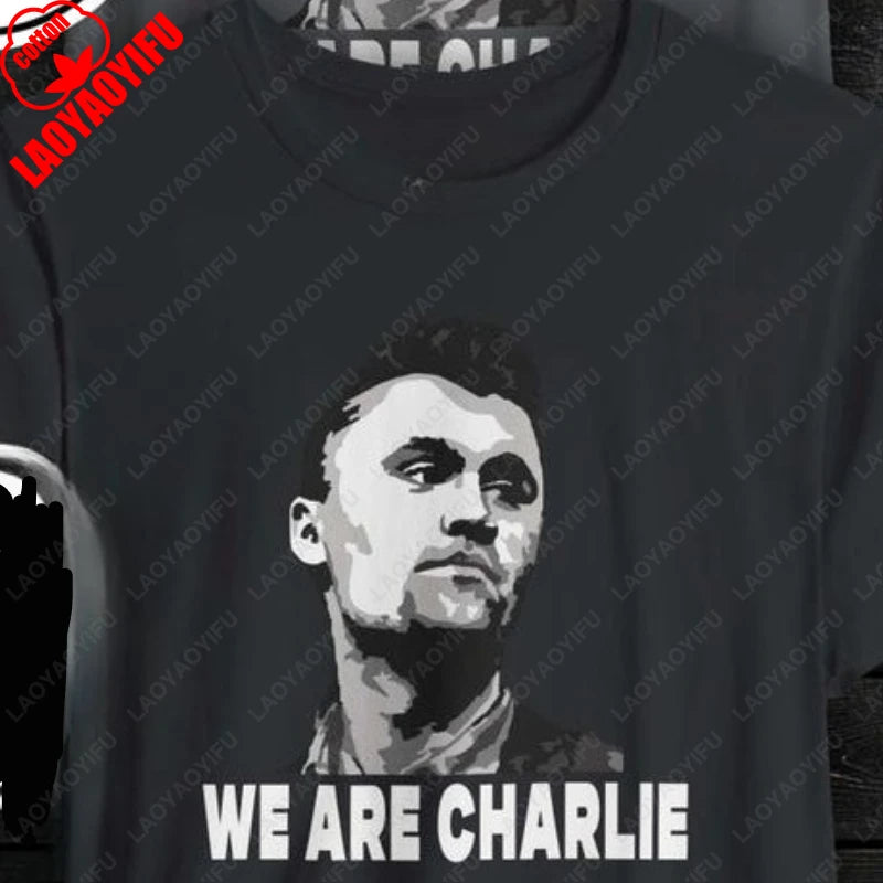 We Are Charlie Kirk Make America Great Again tshirt Turning Point Freedom Conservative Christian Clothing Men Women Cotton Tops