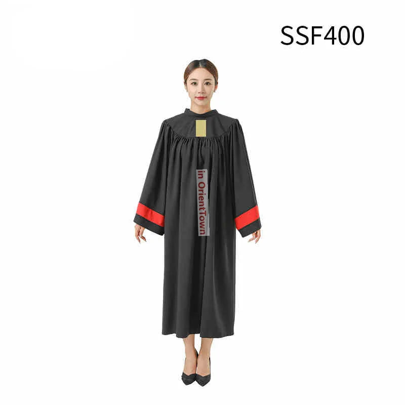 Unisex EU Priest Pastor Uniform Christian Church Choir Robes Church Clerics Clothing Adults Black Friday Worship Attire JT009