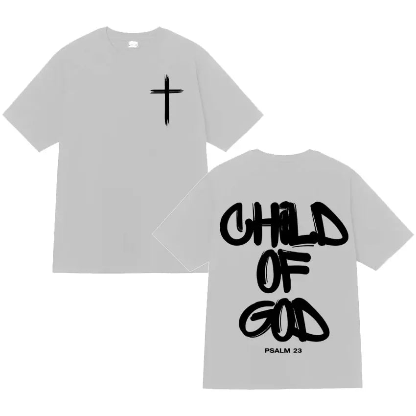 Ghod of God Bible Christian Religious Jesus Graphics Print Women Tshirt Mens Clothing High Quality T Shirt Streetwear