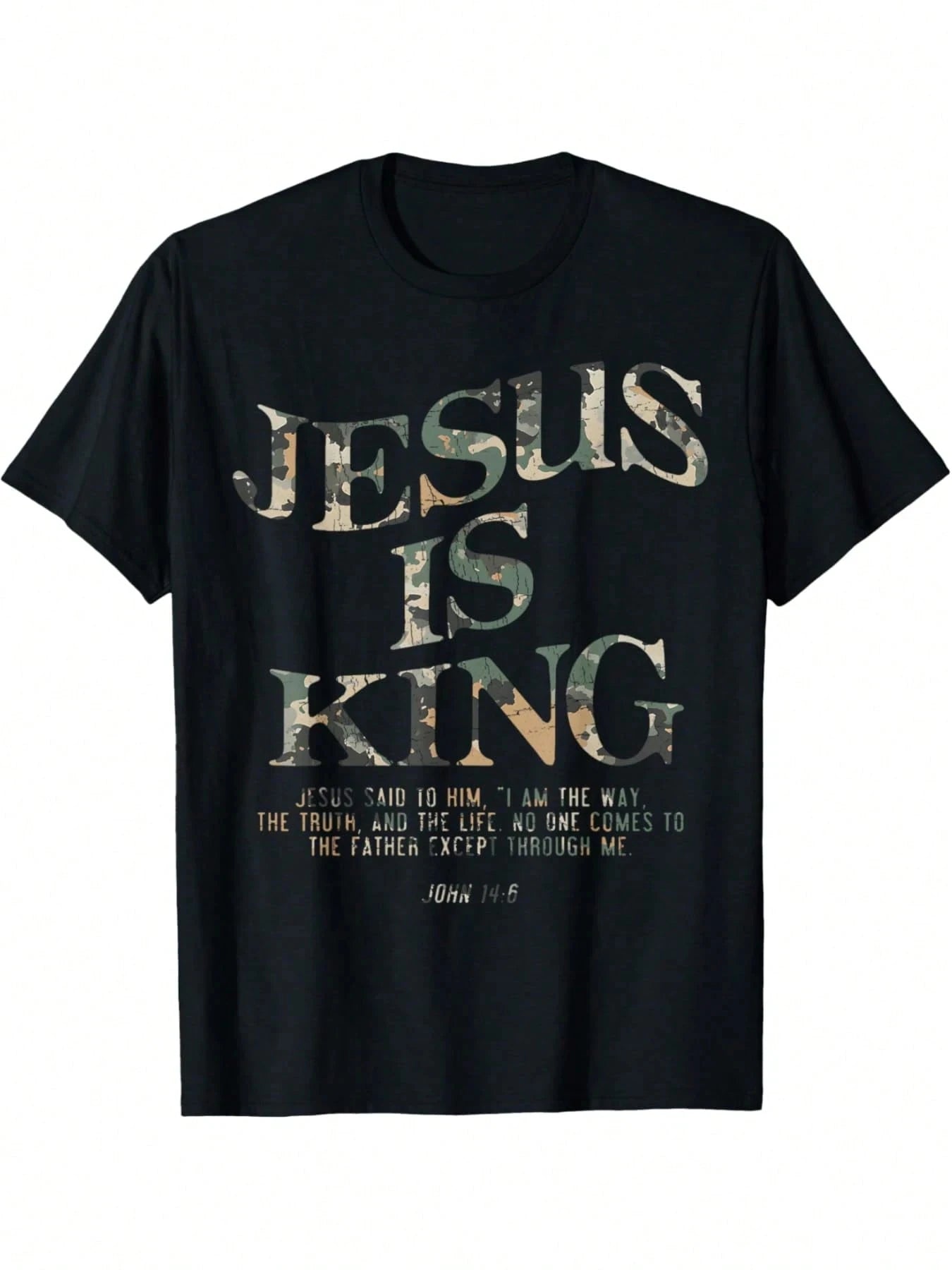 New Men's Y2K Oversized Harajuku Cotton Men's Hip Hop Clothing T-shirt Christian Goth Retro T-shirt for Men and Women