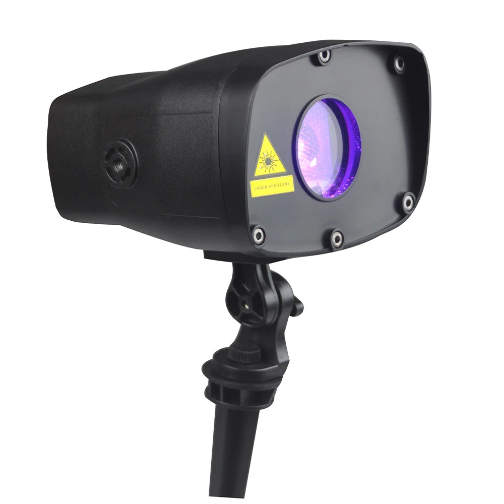 Mini Lawn Light Outdoor Garden Laser Light Star 7 Colors IP65 Waterproof Landscape Christmas DJ Light Fixture Compact Floodlight