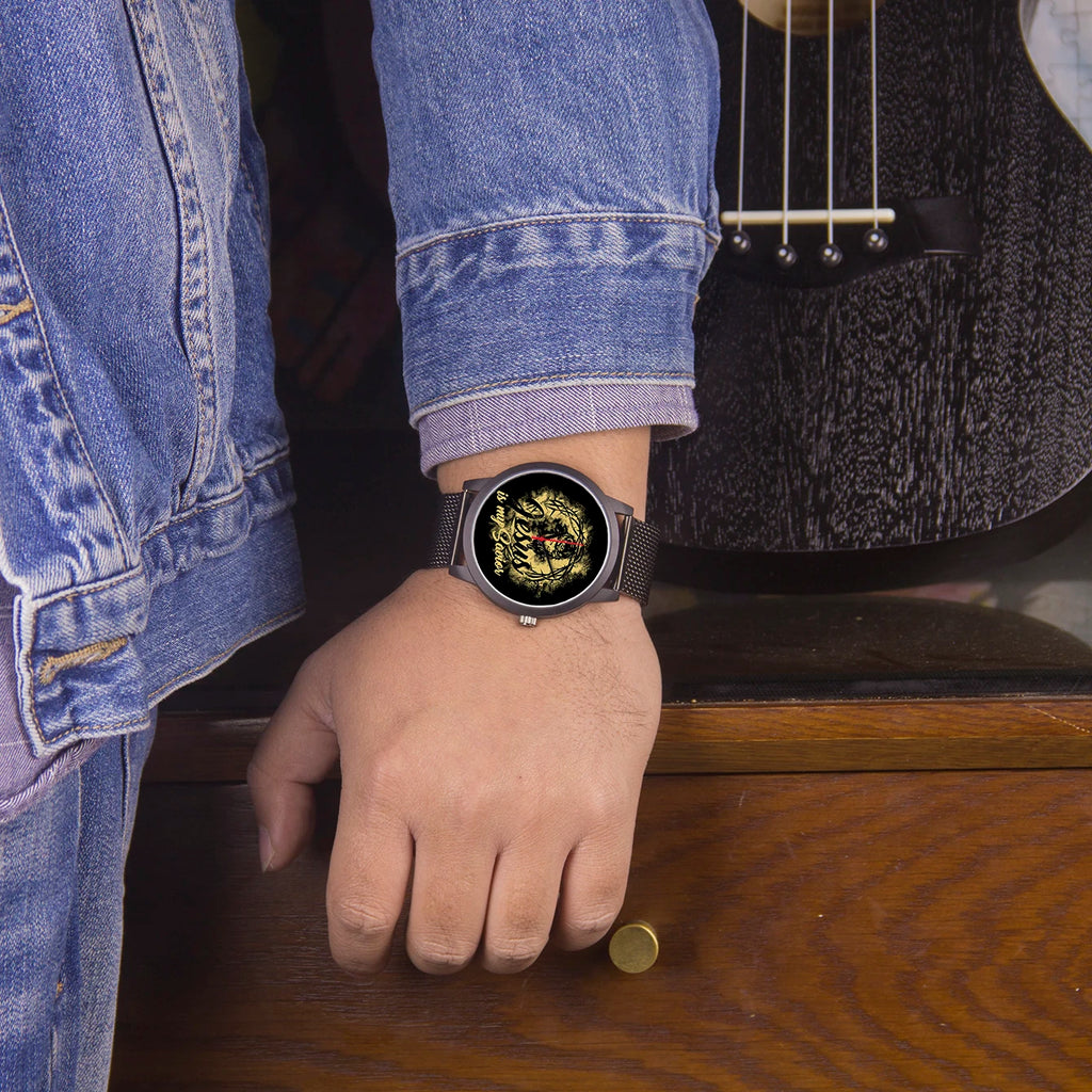 Factory Store Jesus Design Christianity Son of God Style Clothing Matching Gifts for Christian Men's Battery Quartz Wrist Watch