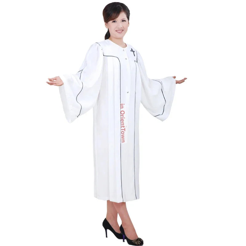 Unisex EU Priest Pastor Uniform Christian Church Choir Robes Church Clerics Clothing Adults Black Friday Worship Attire JT009