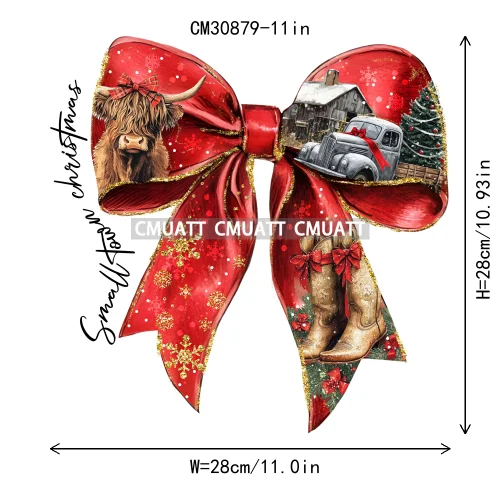 Coquette Jesus Glory To God In The Highest Christian Merry And Bright Christmas DTF Heat Transfer Stickers Iron On For Clothing