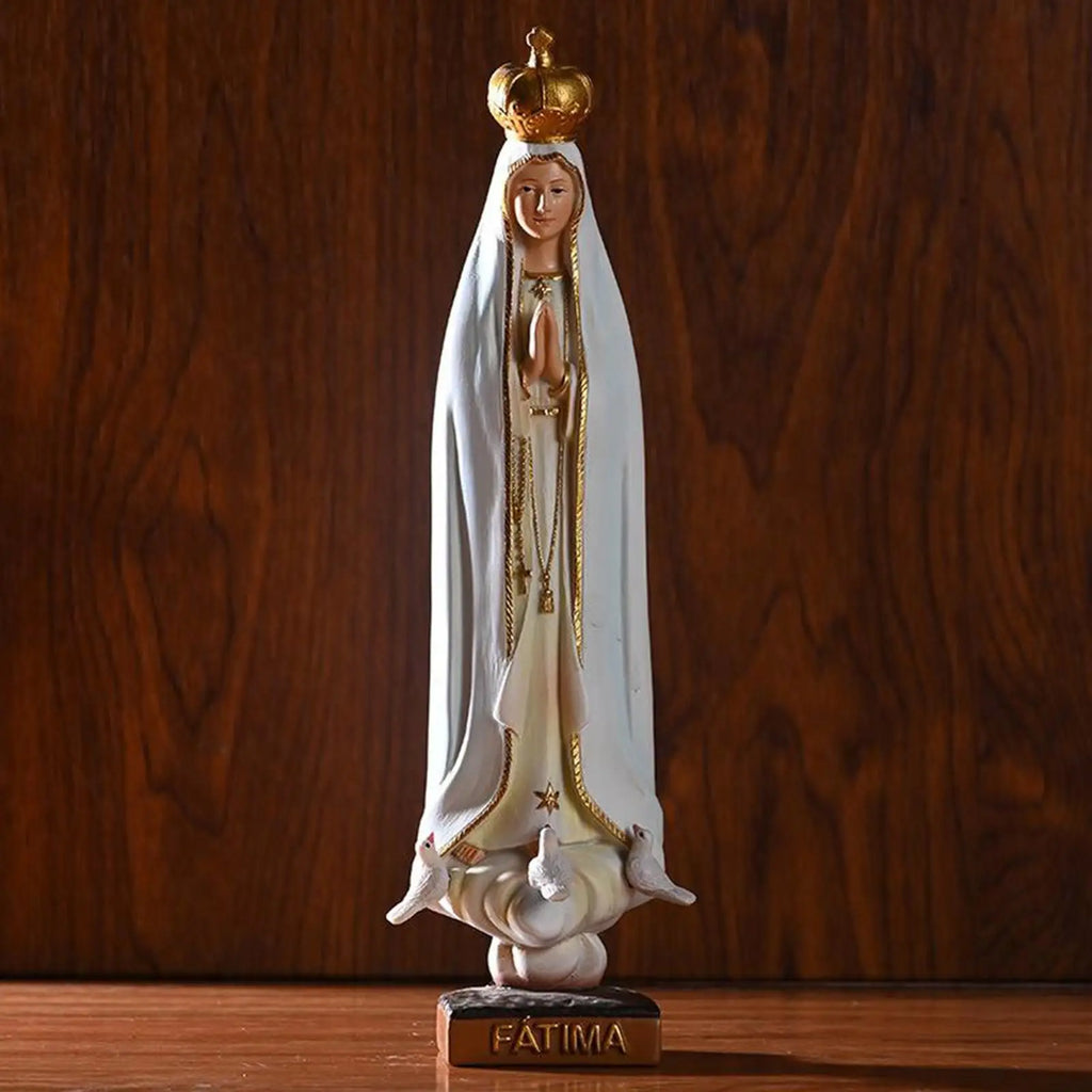 Mary Statue, Resin Christian Jesus Religious Figurine Church Decoration