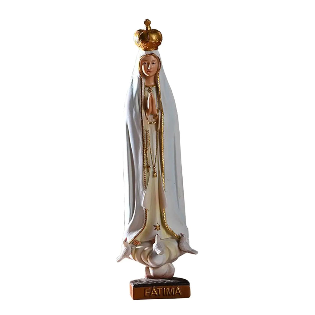 Mary Statue, Resin Christian Jesus Religious Figurine Church Decoration