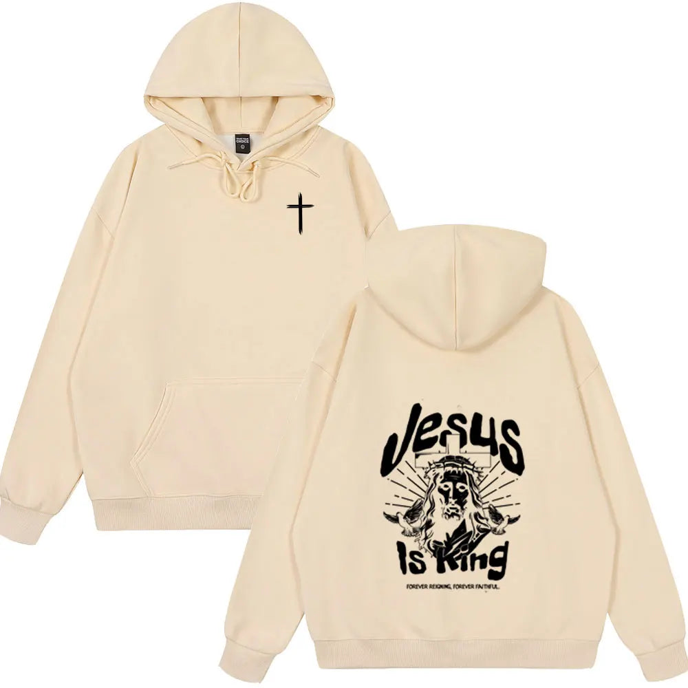 Christian Jesus Bible Verse Vintage Couple Style Wears Men Women Clothing Fashion Tops Oversized Streetwears Winter Spring Tops
