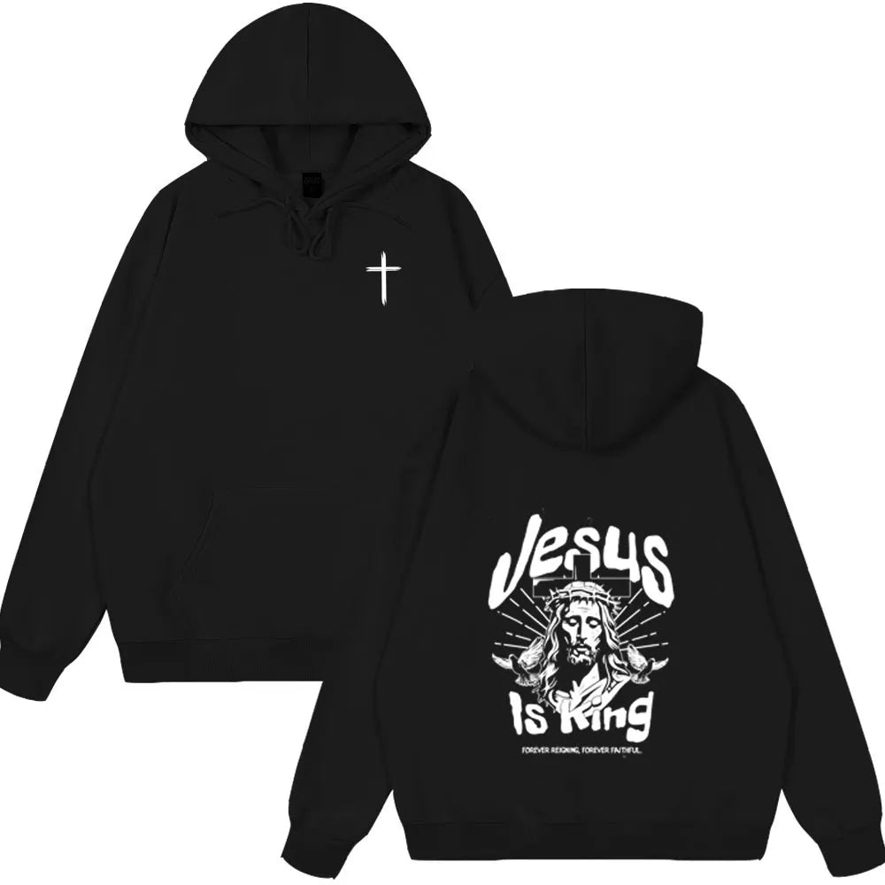 Christian Jesus Bible Verse Vintage Couple Style Wears Men Women Clothing Fashion Tops Oversized Streetwears Winter Spring Tops