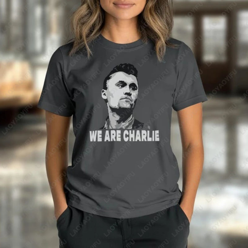 We Are Charlie Kirk Make America Great Again tshirt Turning Point Freedom Conservative Christian Clothing Men Women Cotton Tops
