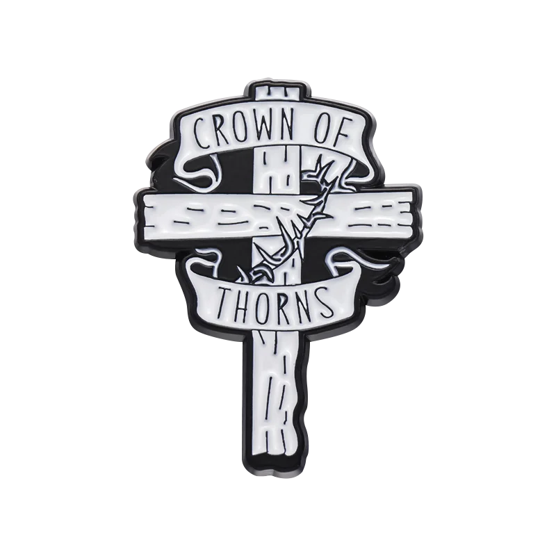 28styles Jesus Cross Enamel Pins Christian Clothing Decorative Brooches Jesus Fish Lapel Badge Backpack Cap Jewelry Accessories