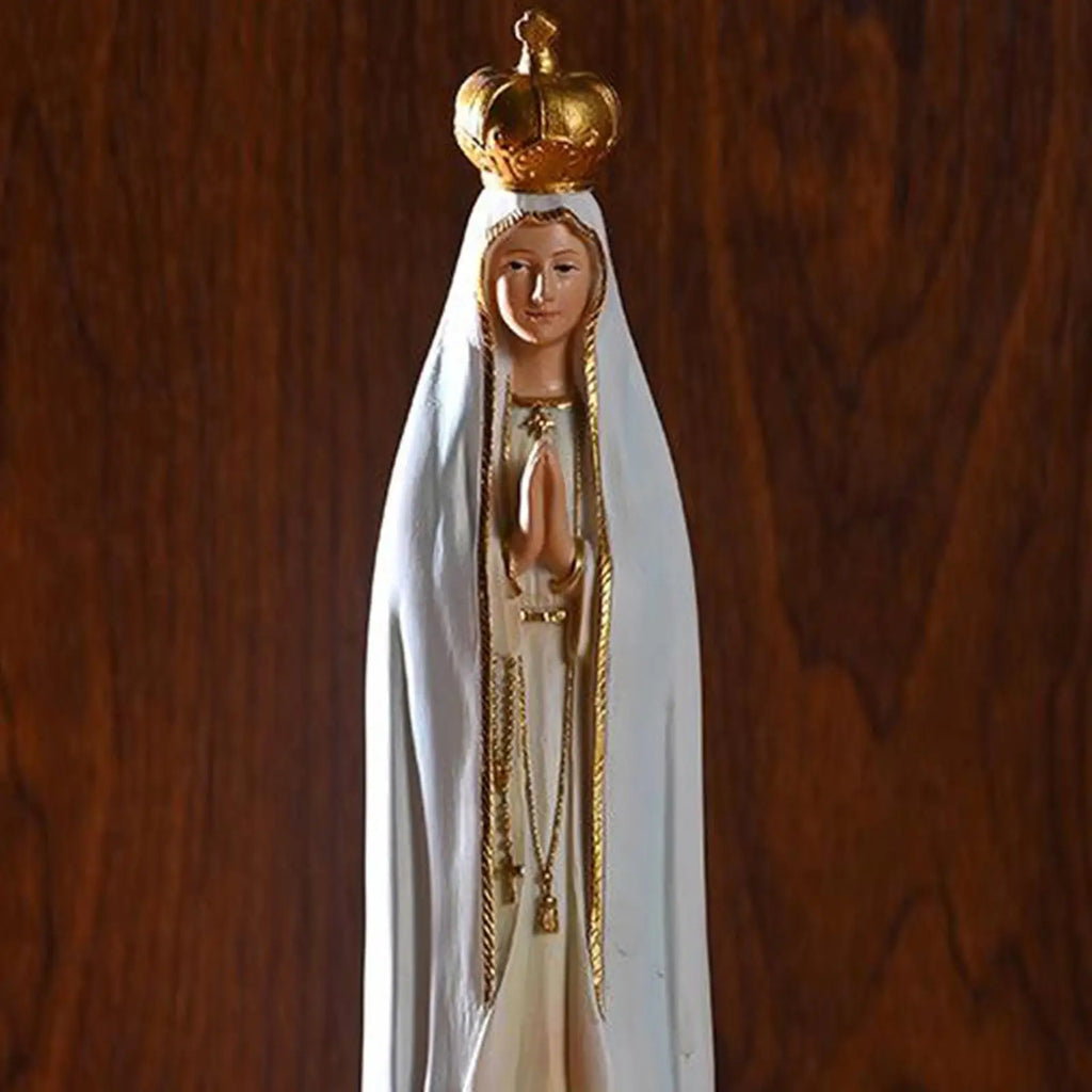 Mary Statue, Resin Christian Jesus Religious Figurine Church Decoration