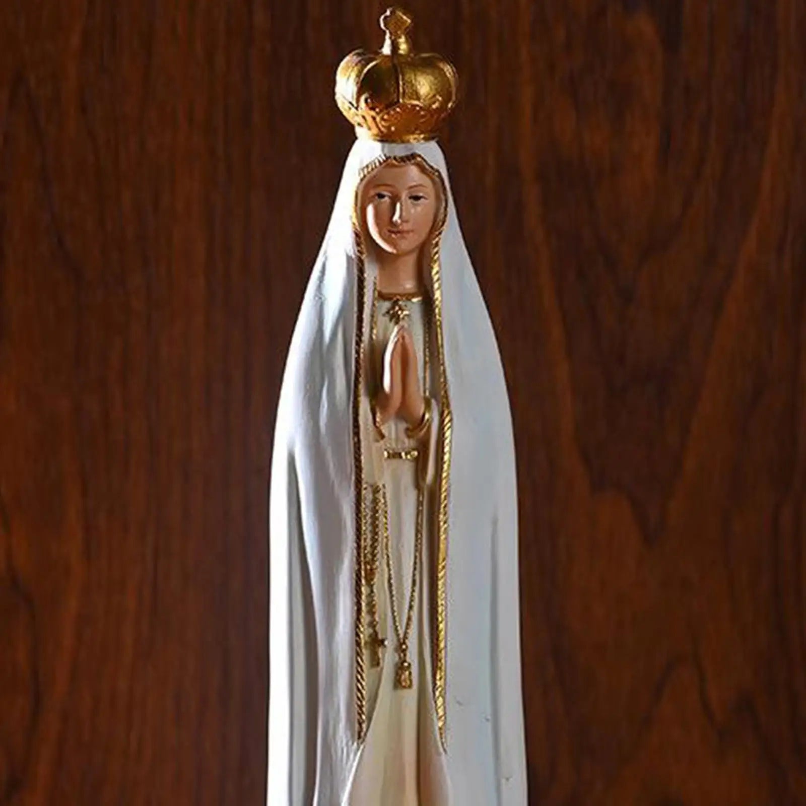 Mary Statue, Resin Christian Jesus Religious Figurine Church Decoration