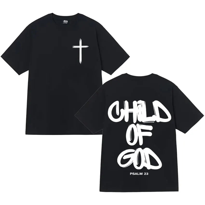 Ghod of God Bible Christian Religious Jesus Graphics Print Women Tshirt Mens Clothing High Quality T Shirt Streetwear