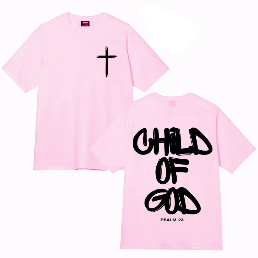 Ghod of God Bible Christian Religious Jesus Graphics Print Women Tshirt Mens Clothing High Quality T Shirt Streetwear