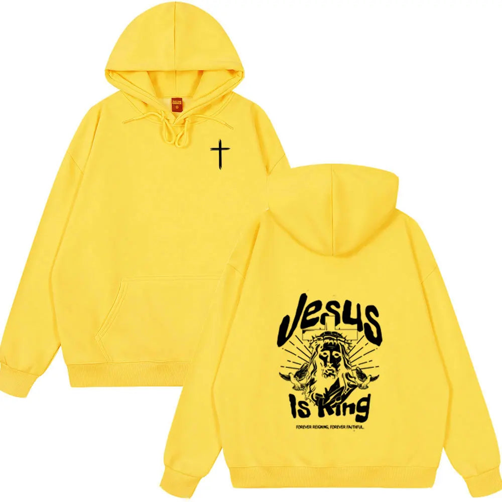 Christian Jesus Bible Verse Vintage Couple Style Wears Men Women Clothing Fashion Tops Oversized Streetwears Winter Spring Tops