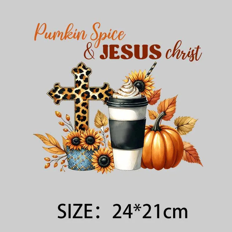 Christian Symbol Art Jesus - related Motifs Heat Transfers for Clothing Colorful Creations Stretch - resistant Stickers DIY