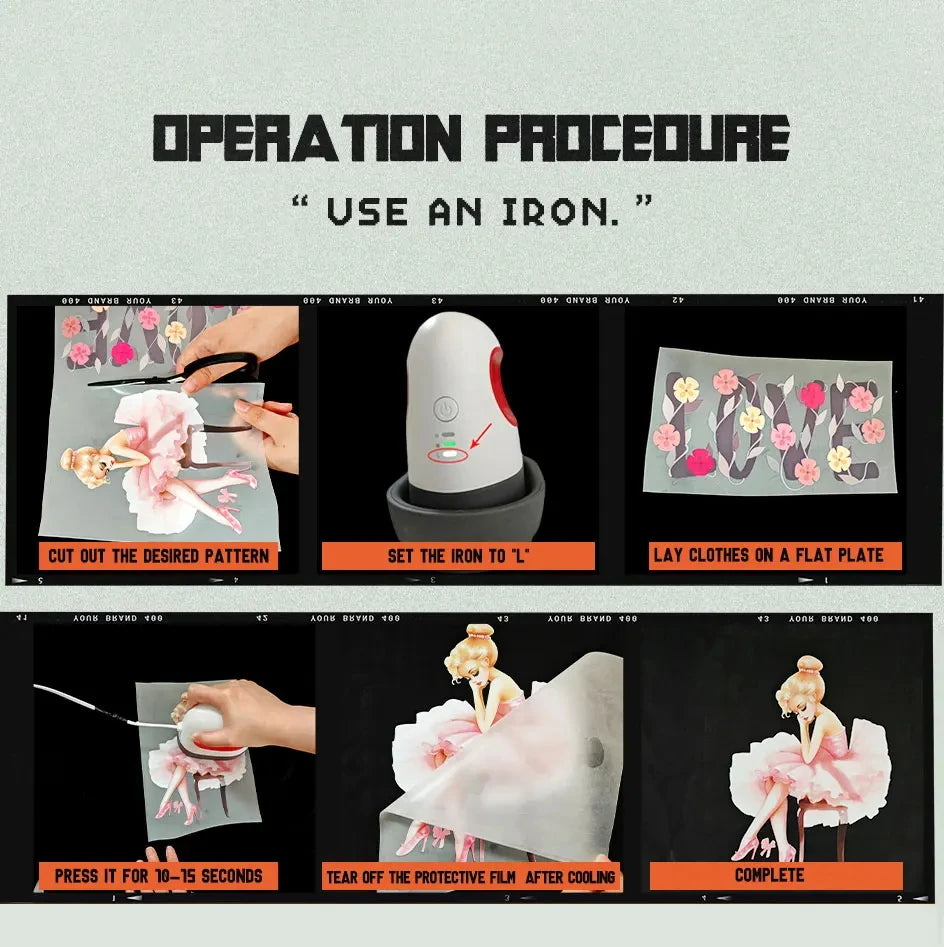 Christian Symbol Art Jesus - related Motifs Heat Transfers for Clothing Colorful Creations Stretch - resistant Stickers DIY