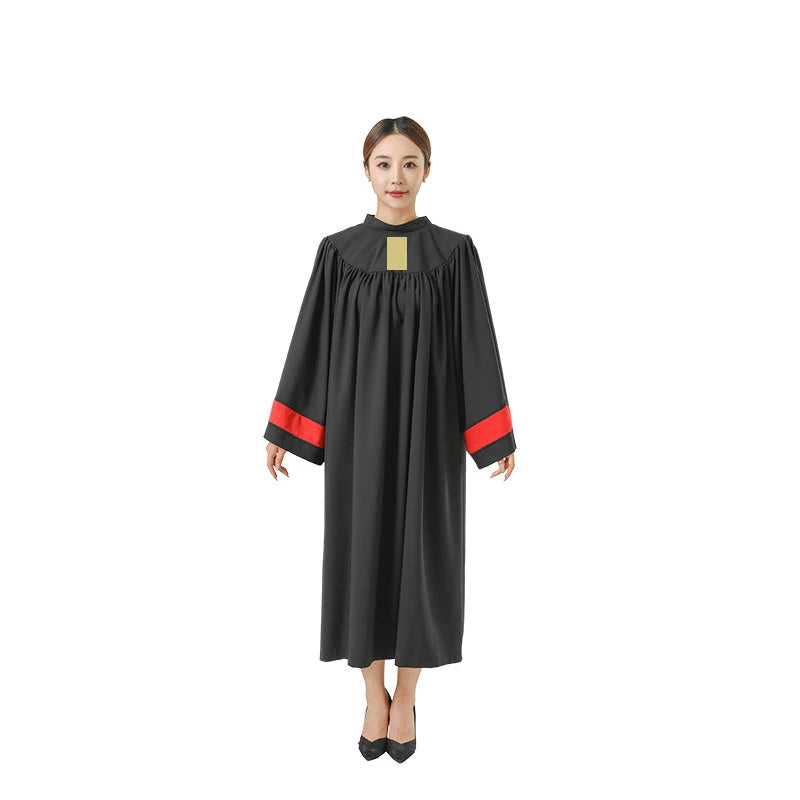 Unisex EU Priest Pastor Uniform Christian Church Choir Robes Church Clerics Clothing Adults Black Friday Worship Attire JT009