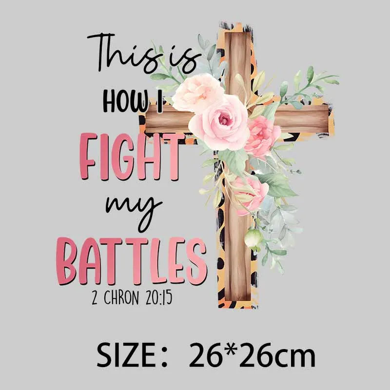Christian Symbol Art Jesus - related Motifs Heat Transfers for Clothing Colorful Creations Stretch - resistant Stickers DIY