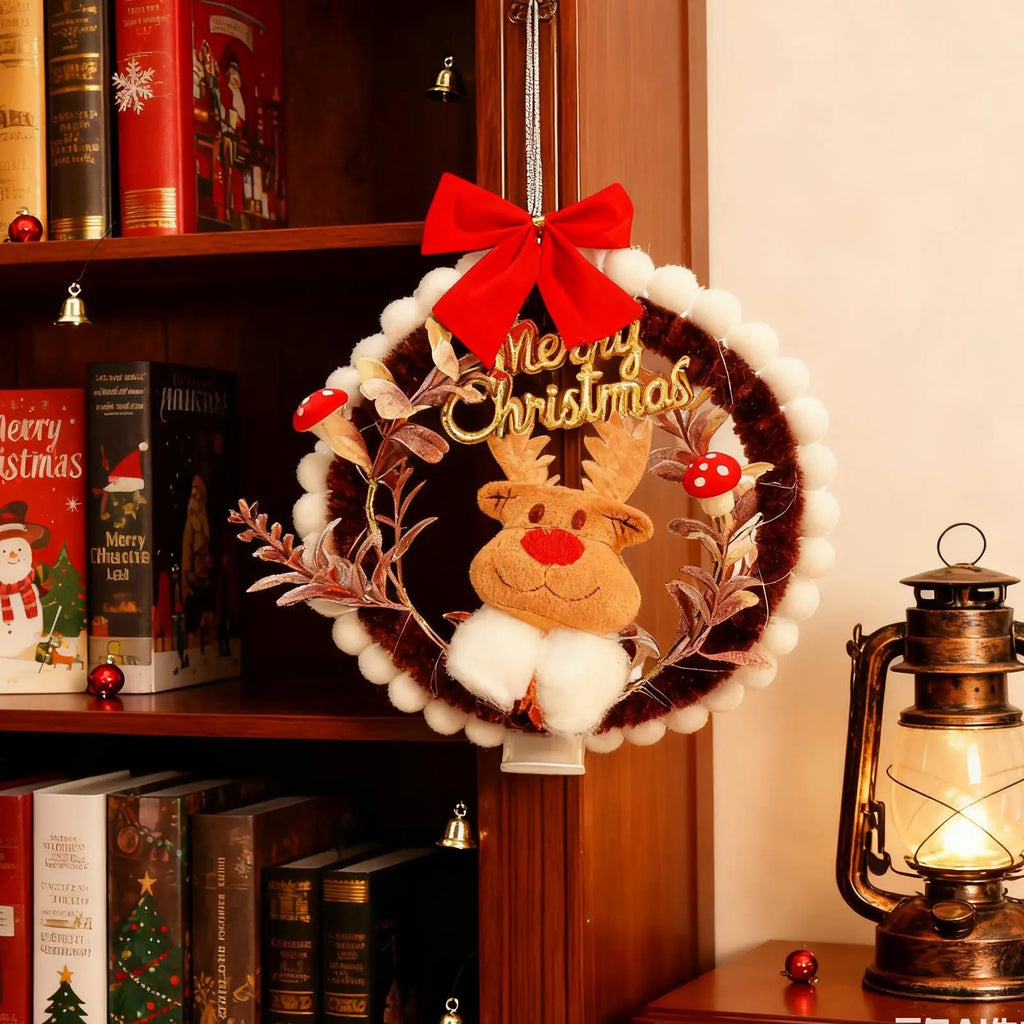 Christmas Wreath Making Kits For Adults Light Up Craft Set Rustic Wreath Ornament For Art Teachers Family Activities Homeowners