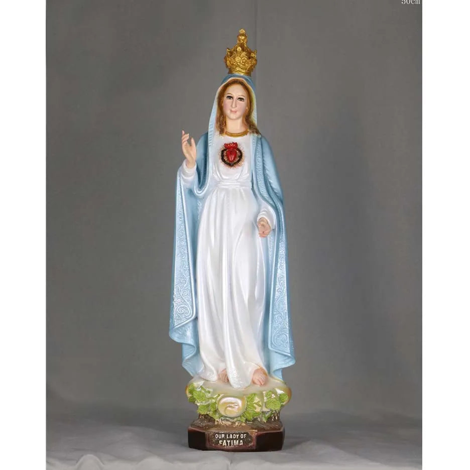 50cm large Christianity Catholicism holy figure Our lady of Fatima Virgin Mary Goddess HOME family protection blessing statue