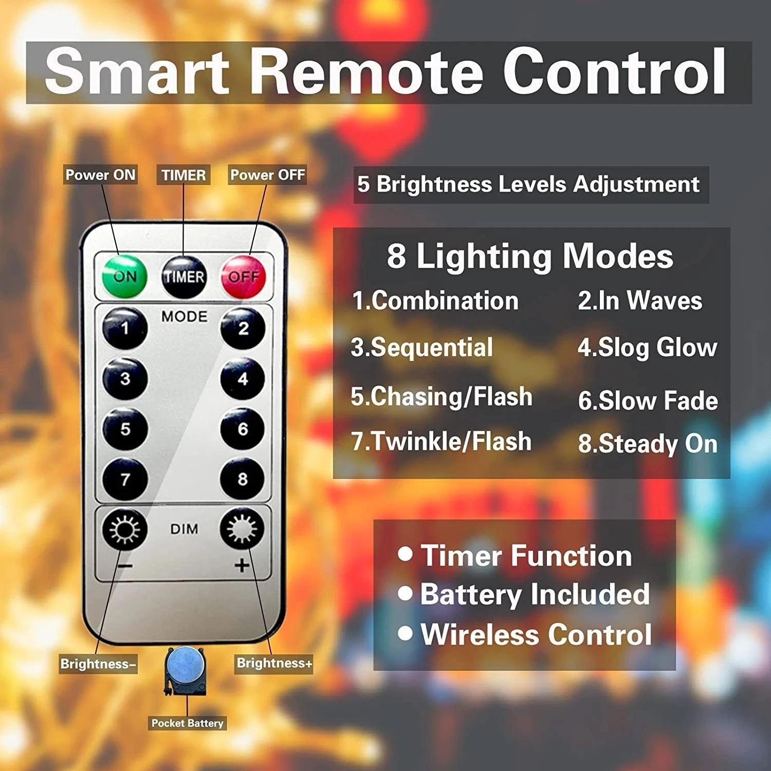 10M USB LED Globe String Lights Christmas Crystal Ball Fairy Lights IP65 Waterproof for Outdoor Garden Wedding Party Decorations