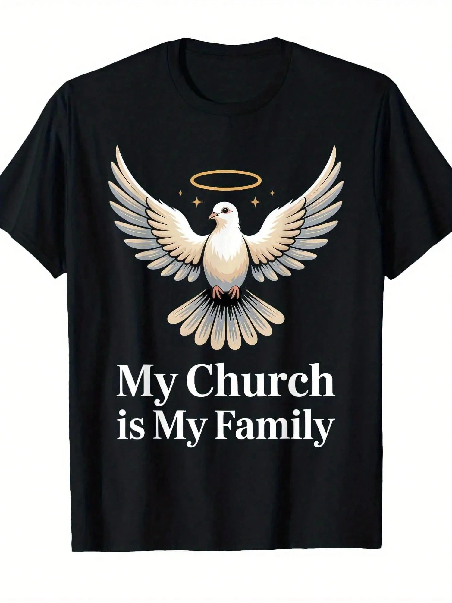 Oversized Harajuku Cotton Men's Hip Hop Clothing T-shirt Christian Goth Retro Men's Y2K T-shirt for Men and Women