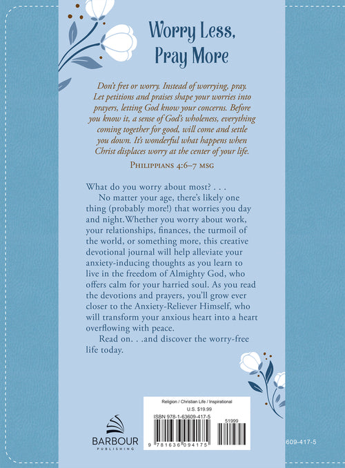 Worry Less, Pray More : A Devotional Coloring Journal for Women