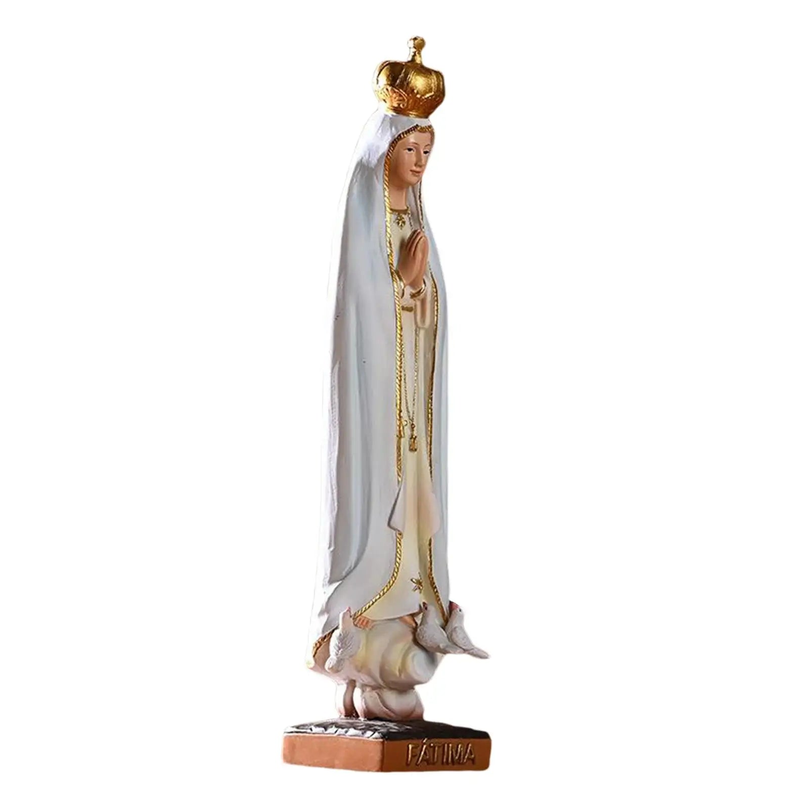 Mary Statue, Resin Christian Jesus Religious Figurine Church Decoration
