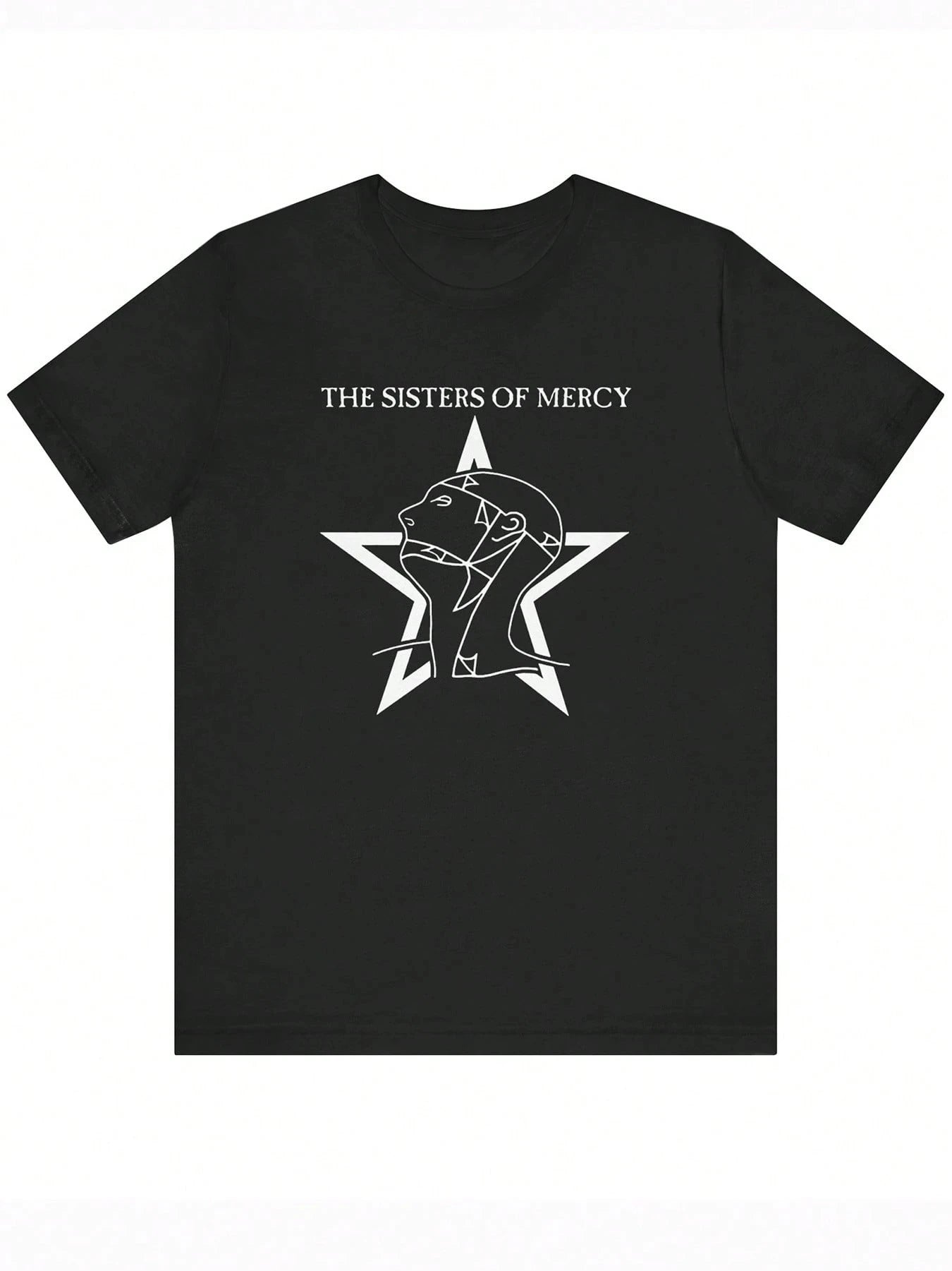 Oversized Harajuku Cotton Men's Hip Hop Clothing T-shirt Christian Goth Retro Men's Y2K T-shirt for Men and Women